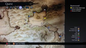Darksiders II Baneswood Collectibles Map