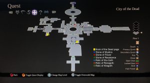 Darksiders II City of the Dead Floor 1 Collectibles Map