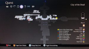 Darksiders II City of the Dead Floor 2 Collectibles Map