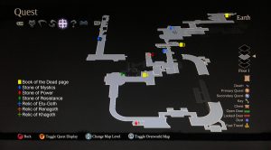 Darksiders II Earth Floor 1 Collectibles Map