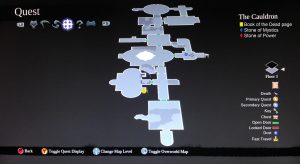 Darksiders II The Cauldron Floor 1 Collectibles Map