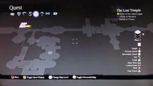 Darksiders II The Lost Temple Floor 2 Collectibles Map