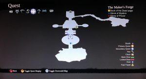 Darksiders II The Maker's Forge Collectibles Map