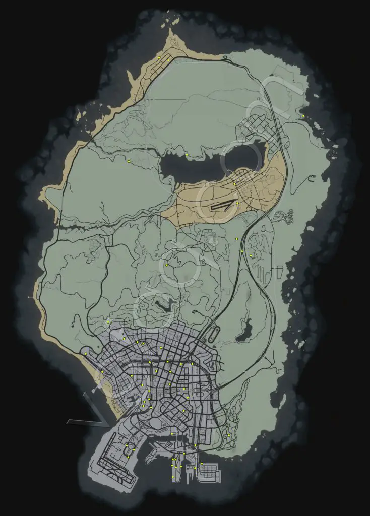 Grand Theft Auto V Stunt Jumps Locations Guide