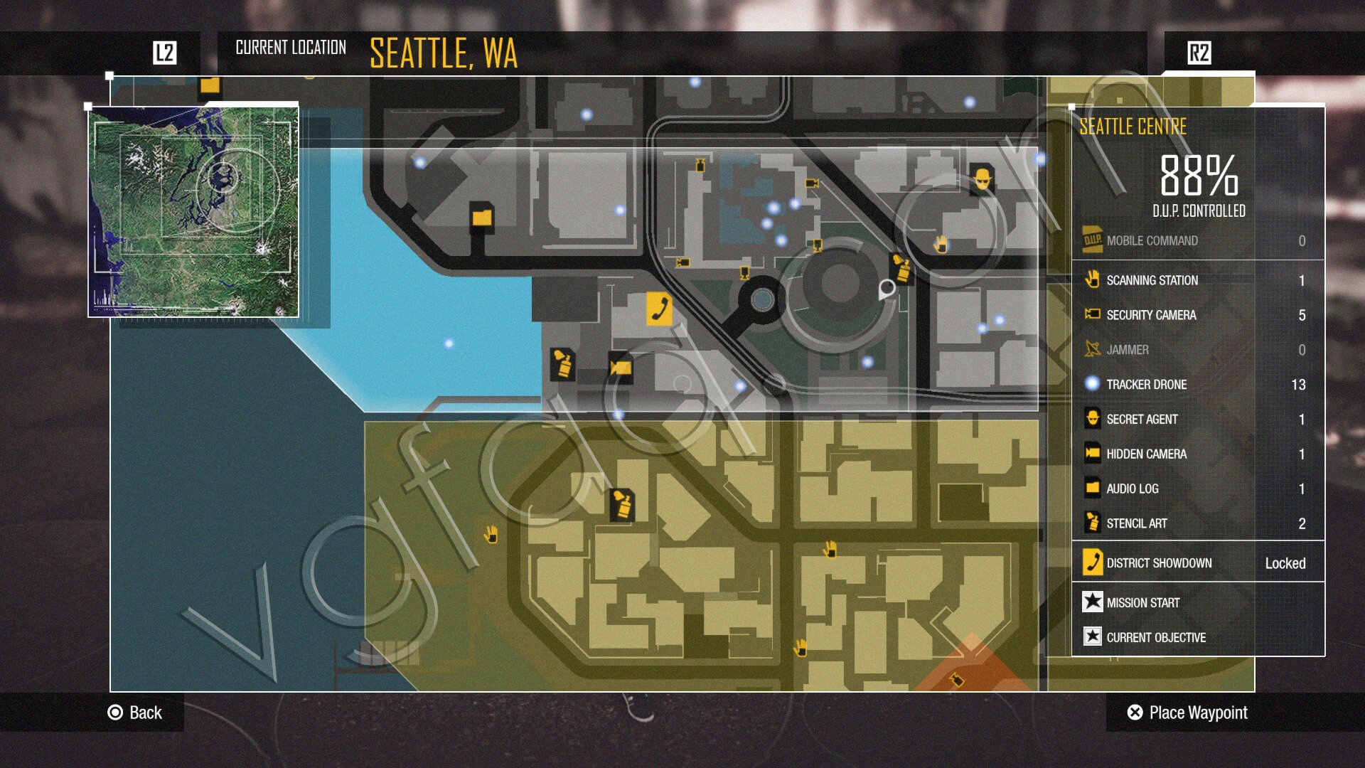 Infamous second son карта