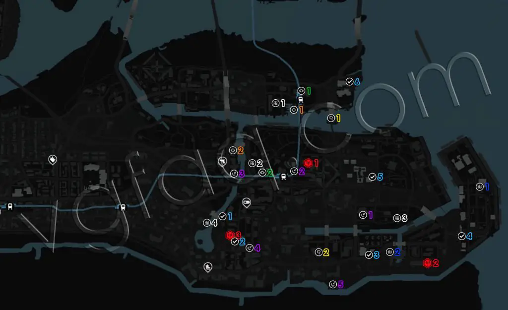 Watch Dogs Brandon Docks Map