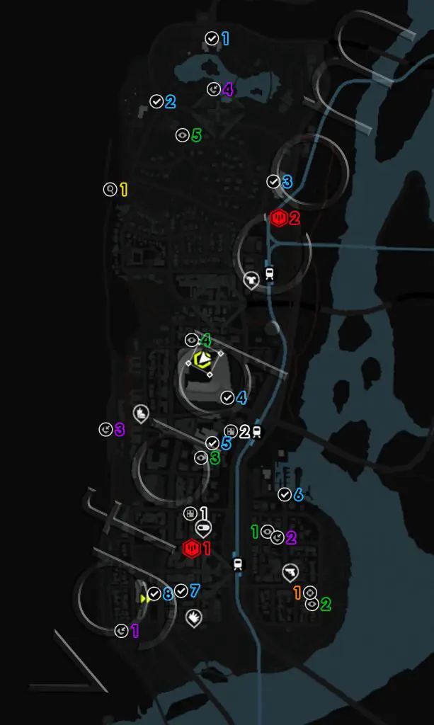 Watch Dogs Parker Square Map