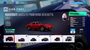 Forza Horizon 3 Maserati A6GCS/53 Pininfarina Berlinetta Barn Find
