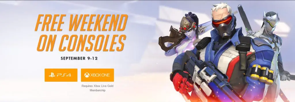 Play Overwatch for Free on PlayStation 4 and Xbox One in September