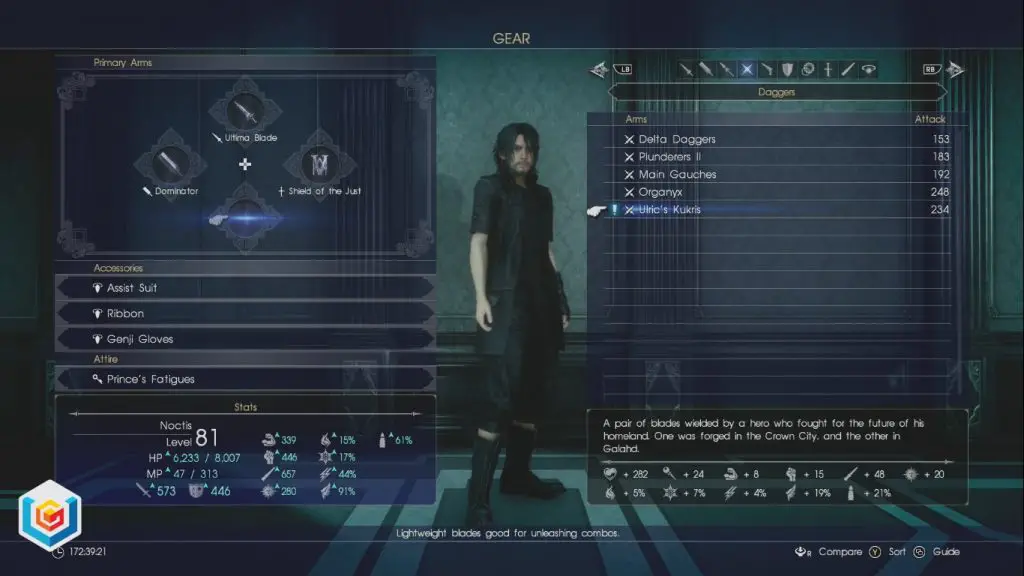 Final Fantasy XV Nyx Ulric's Kukris Daggers Location Guide