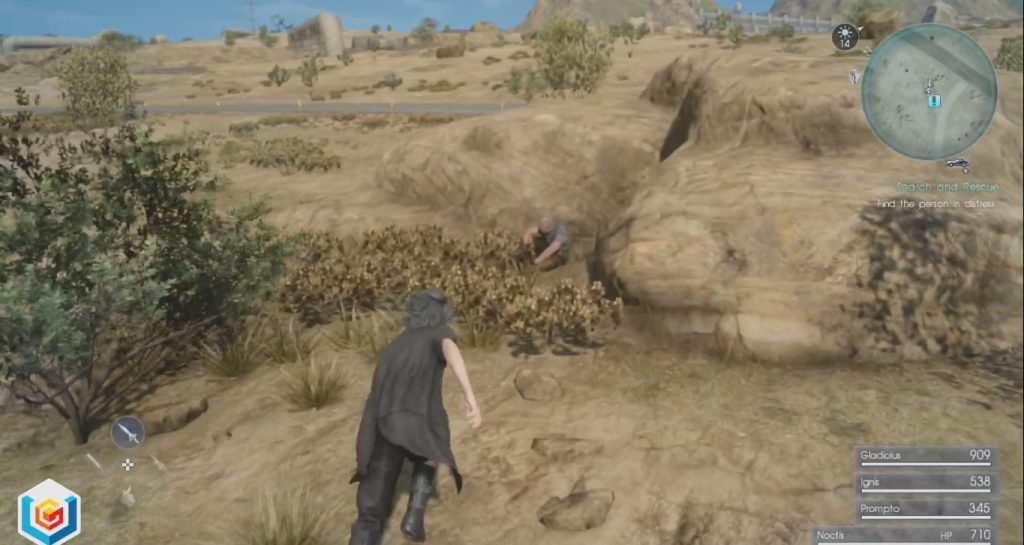 Final Fantasy XV Search and Rescue Side Quest Walkthrough