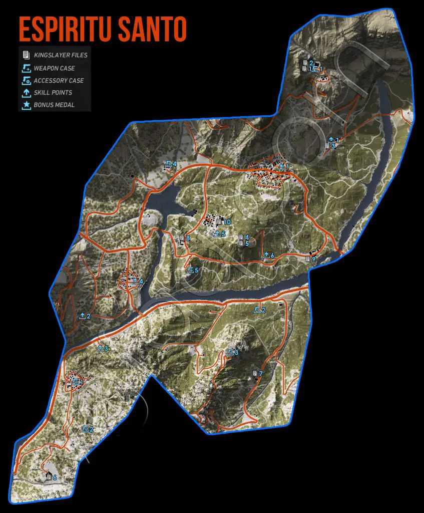 Ghost Recon Wildlands Espiritu Santo Collectables Locations Maps Ghost Recon Wildlands Espiritu Santo Collectables Locations Maps