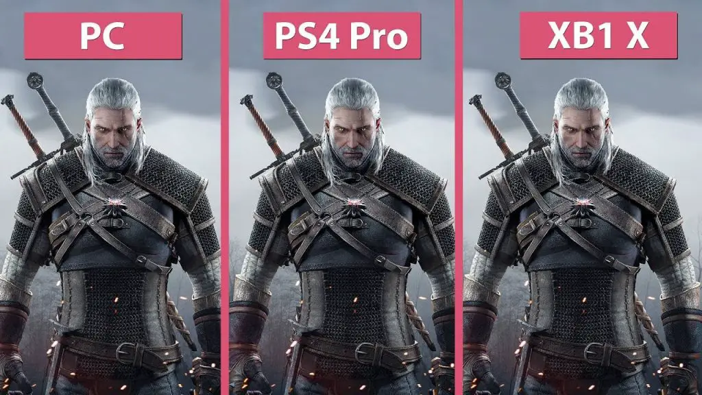 4K] Witcher – PC vs. PS4 Pro vs. Xbox One X 4K Mode Frame Rate Test Graphics Comparison - Video Games, Wikis, Cheats, Walkthroughs, Reviews, News & Videos