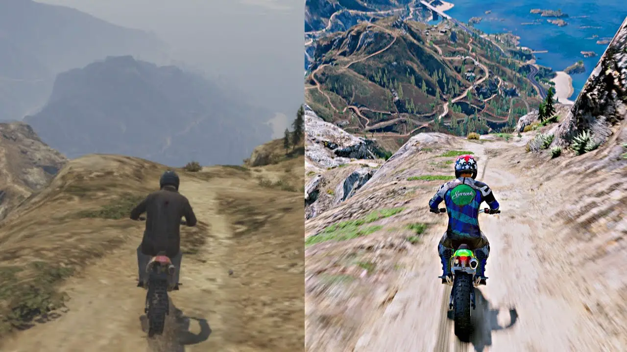 ▻ GTA 5 XBOX 360 VS Ultra 4K 60FPS PC Graphics